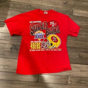 Vintage graphic tee 49ers